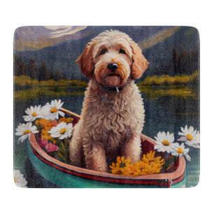 Planche À Découper Goldendoodle on a Paddle : Une aventure Pittoresqu