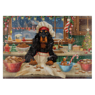 Planche À Découper Gordon Setter Fêtes de fin d'année : Pâtisserie fe