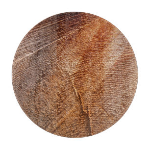 Planche À Découper Graisse de bois de rondelle coupée