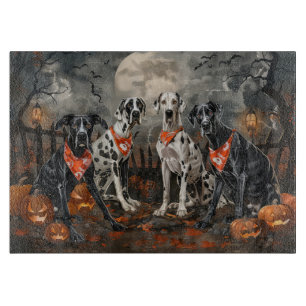 Planche À Découper Grand Danois Halloween Épouvantable