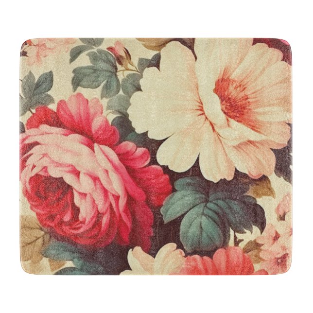 Planche À Découper Grandeur Garden Bloom Decorative Glass (Devant)