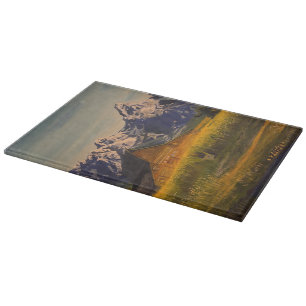 Planche À Découper Grange au Grand Teton, par Gary Poling