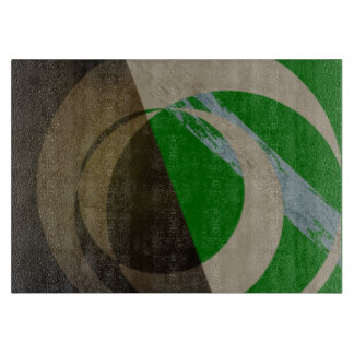 Planche à découper graphique abstraite