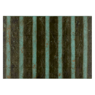 Planche À Découper Grate d'air turquoise contemporaine