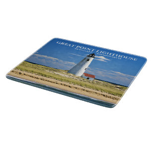 Planche À Découper Great Point Lighthouse Nantucket MA Cutting Board