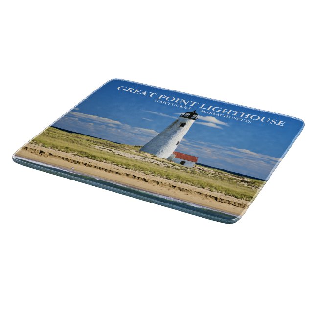 Planche À Découper Great Point Lighthouse Nantucket MA Cutting Board (Coin)