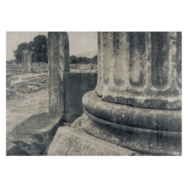 Planche À Découper Grèce, ruines d'une ville antique (Devant)