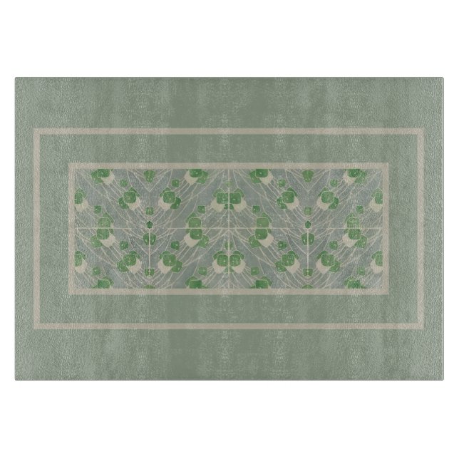 Planche À Découper Green Geometry 1915 Hannah Borger Overbeck (Devant)