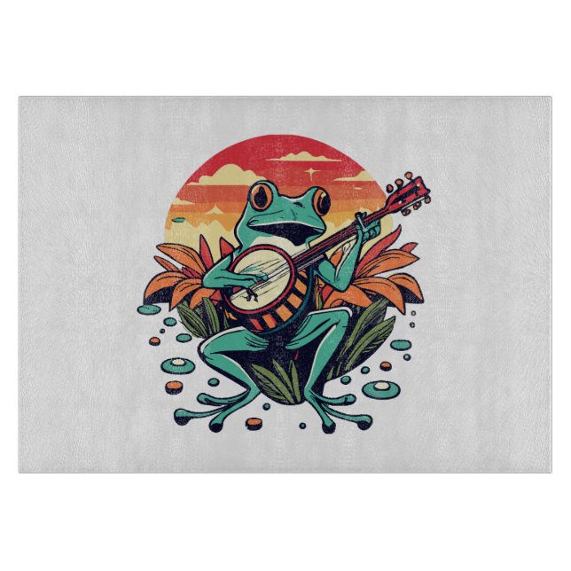 Planche À Découper Grenouille banjo (Devant)