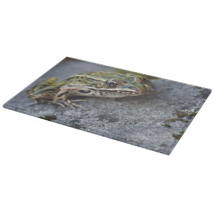 Planche À Découper Grenouille léopard du nord, Île transparente,