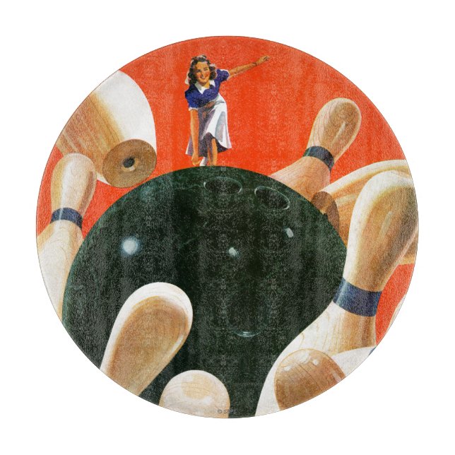 Planche À Découper Grève de Bowling (Devant)