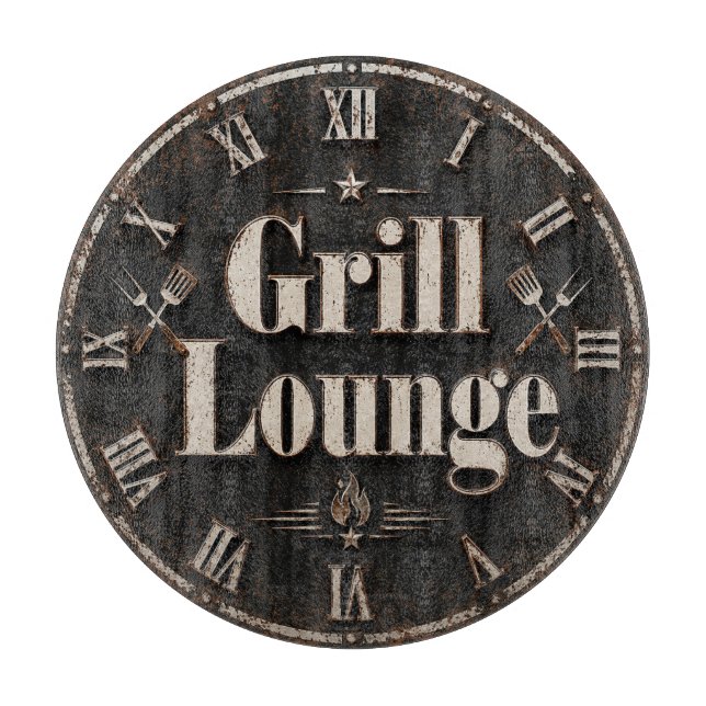 Planche À Découper Grill Lounge Rustic BBQ Man Cave Grill Master Gift (Devant)