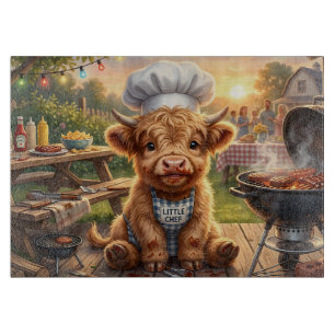 Planche À Découper Grillade désordonnée de vache des Highlands
