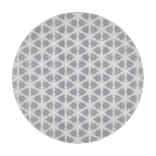 Planche À Découper Grille blanche grise gelée