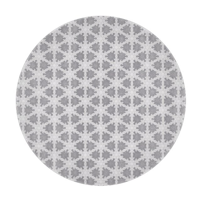 Planche À Découper Grille blanche grise gelée (Devant)