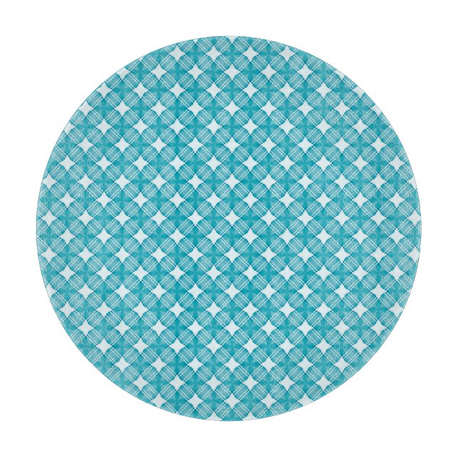 Planche À Découper Grille et étoiles En vichy Motif (Devant)