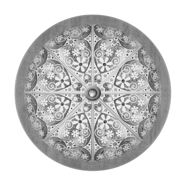 Planche À Découper Gris dentée céramique (Devant)