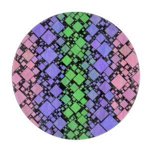 Planche À Découper Groovy Boho Rétro Mod Géométrique Fierté Trigender
