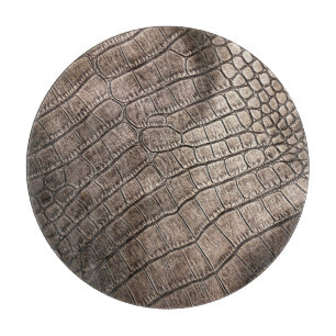 Planche À Découper Gros plan en cuir élégant : Motif texturé
