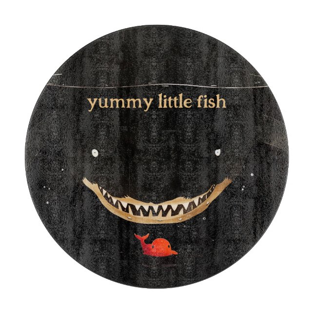 Planche À Découper Gros requin foncé (Devant)