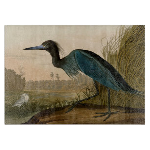 Planche À Découper Grue Bleue Heron Audubon Peinture