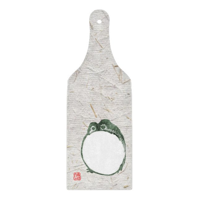 Planche À Découper Grumpy Grenouille japonaise crapaud 19ème siècle (Devant)