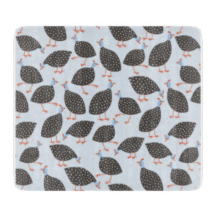 Planche À Découper Guinée Fowl mignon Motif d'oiseaux