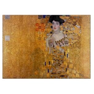 Planche À Découper Gustav Klimt Adele Portrait Art Vintage