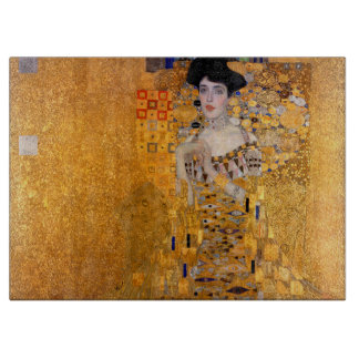 Planche À Découper Gustav Klimt Adele Portrait Art Vintage