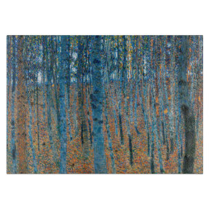 Planche À Découper Gustav Klimt Forêt de Hêtres Art Fin Vintage