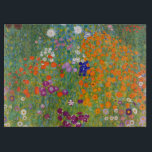 Planche À Découper Gustav Klimt :Jardin fleuri<br><div class="desc">Une charmante planche de coupe classique en verre ornée d'un jardin fleuri coloré, peint par le peintre symbolique autrichien Gustav Klimt.</div>