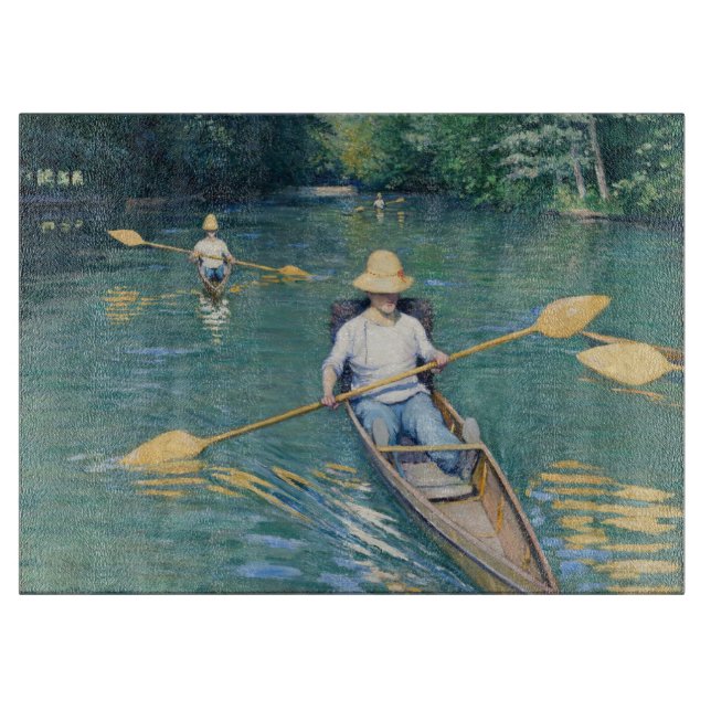 Planche À Découper Gustave Caillebotte - Esquifs sur l'Yerres (Devant)
