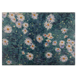 Planche À Découper Gustave Caillebotte - Parterre de marguerites, dét