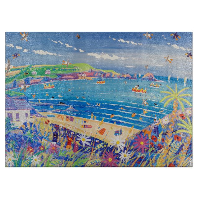 Planche À Découper Hachoir d'art : La baie les Cornouailles d'Ivey de (Devant)