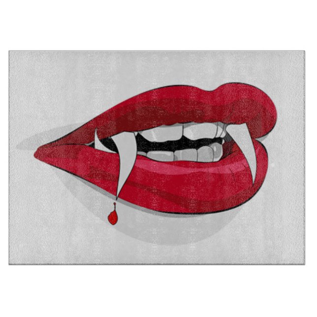 Planche À Découper Halloween Décoratif Verre Décoratif Planche/Dents (Devant)