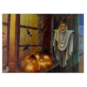 Planche À Découper Halloween Décoratif Verre Décoratif Planche/Fantôm