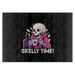 Planche À Découper halloween mais c'est l'heure de skelly