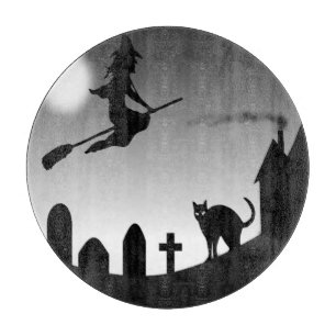 PLANCHE À DÉCOUPER HALLOWEEN WITCH SILHOUETTE