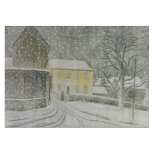 Planche À Découper Halstead Road à Neige (par Eric Ravilious)
