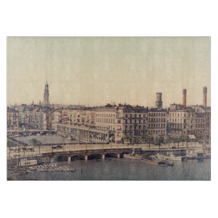 Planche À Découper Hambourg Alsterarkaden Deutschland Alster Allemagn