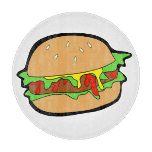 Planche à découper Hamburger