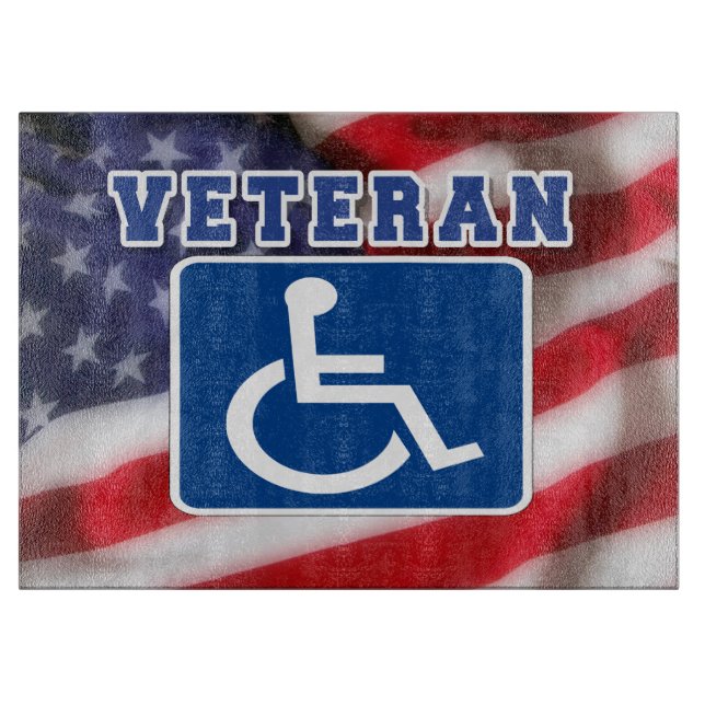 Planche À Découper Handicap Handicap Vétérinaire États-Unis (Devant)
