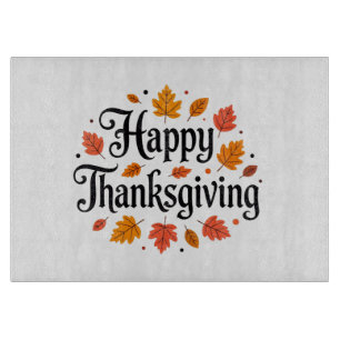 Planche À Découper Happy Thanksgiving
