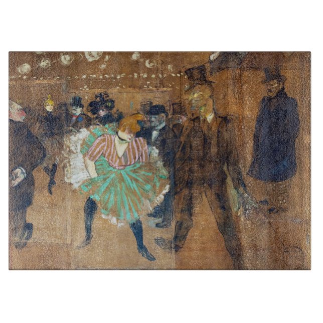 Planche À Découper Henri de Toulouse-Lautrec - Danse à la Rouge (Devant)