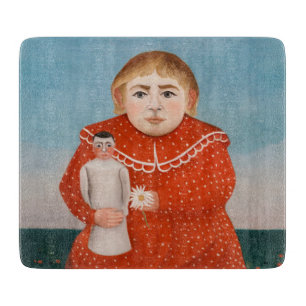 Planche À Découper Henri Rousseau - Enfant avec poupée