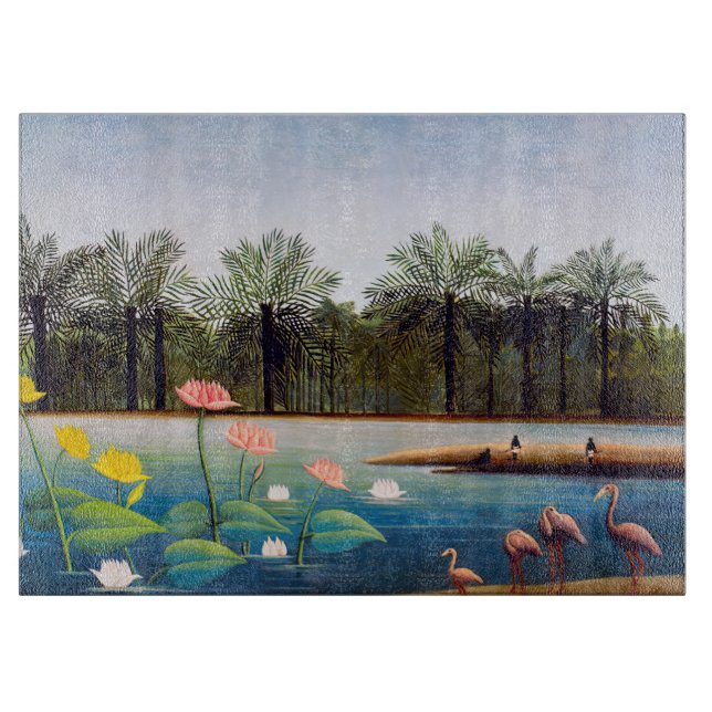 Planche À Découper Henri Rousseau - Les Flamants (Devant)