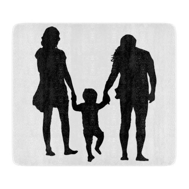 PLANCHE À DÉCOUPER HEUREUSE FAMILLE (Devant)