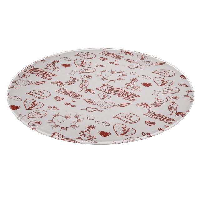 Planche À Découper Heureuse Sainte-Valentin (Coin)