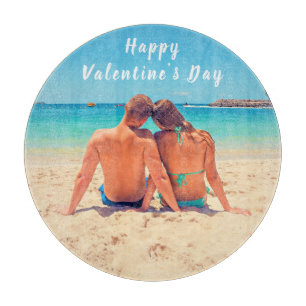 Planche À Découper Heureuse Sainte-Valentin - Photo et texte personna