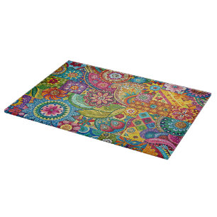 Planche À Découper Hippie Art Cutting Board